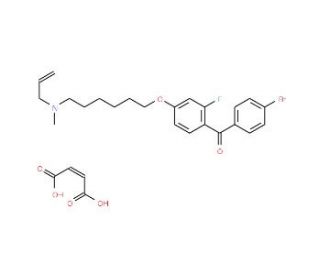 Ro 48-8071 fumarate (CAS 189197-69-1) - chemical structure image