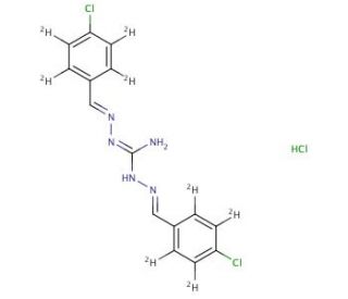 Robenidine-d8 hydrochloride (CAS 1173097-77-2) - chemical structure image
