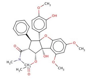 Rocaglamide I (CAS 189322-68-7) - chemical structure image