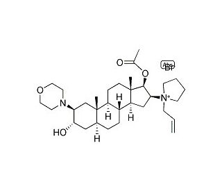 Rocuronium bromide (CAS 119302-91-9) - chemical structure image