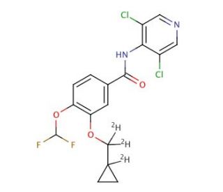 Roflumilast-d3 (CAS 1189992-00-4) - chemical structure image