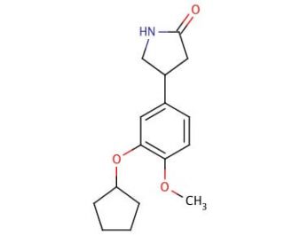 Rolipram (CAS 61413-54-5) - chemical structure image