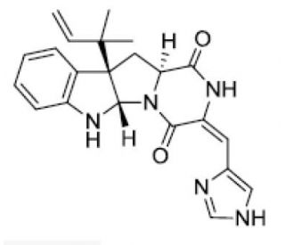 Roquefortine C (CAS 58735-64-1) - chemical structure image