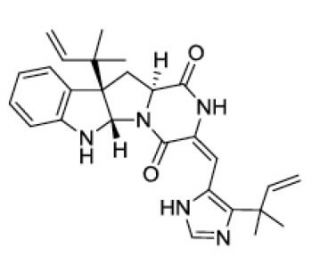 Roquefortine E (CAS 871982-52-4) - chemical structure image