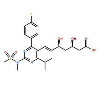 Rosuvastatin (CAS 287714-41-4) - chemical structure image