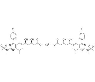 Rosuvastatin Calcium Salt (CAS 147098-20-2) - chemical structure image
