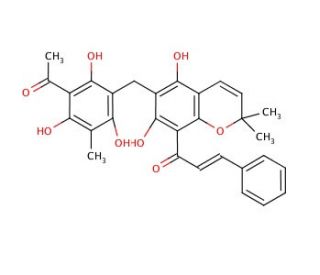 Rottlerin (CAS 82-08-6) - chemical structure image