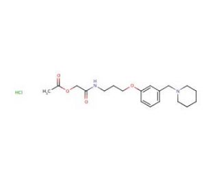 Roxatidine Acetate Hydrochloride (CAS 93793-83-0) - chemical structure image
