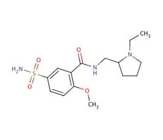 (RS)-(&plusmn;)-Sulpiride (CAS 15676-16-1) - chemical structure image
