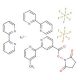 Ru(bpy)2(mcbpy-O-Su-ester)(PF6)2 (CAS 136724-73-7) - chemical structure image