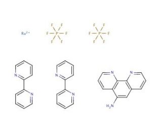 Ru(bpy)2(phen-5-NH2)(PF6)2 (CAS 146441-73-8) - chemical structure image