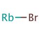 Rubidium bromide (CAS 7789-39-1) - chemical structure image