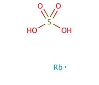 Rubidium sulfate (CAS 7488-54-2) - chemical structure image