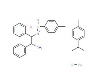 RuCl(p-cymene)[(R,R)-Ts-DPEN] (CAS 192139-92-7) - chemical structure image