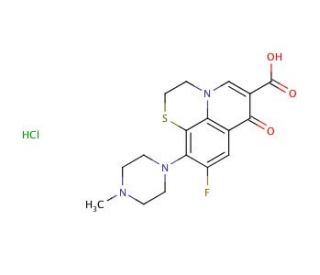 Rufloxacin Hydrochloride (CAS 106017-08-7) - chemical structure image