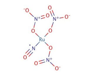Ruthenium(III) nitrosyl nitrate solution (CAS 34513-98-9) - chemical structure image