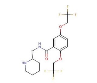 S-(&plus;)-Flecainide (CAS 99495-92-8) - chemical structure image