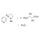 S-(−)-Nicotine ditartrate dihydrate (CAS 6019-06-3) - chemical structure image