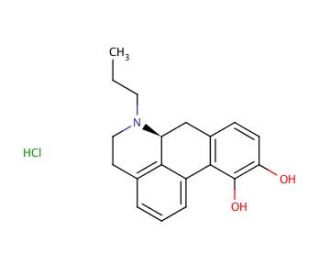 S(&plus;)-Propylnorapomorphine hydrochloride (CAS 79703-31-4) - chemical structure image