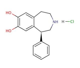 S-(&minus;)-SKF-38393 hydrochloride (CAS 81702-43-4) - chemical structure image