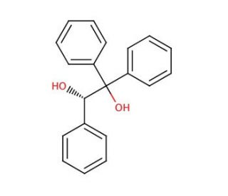 (S)-(&minus;)-1,1,2-Triphenyl-1,2-ethanediol (CAS 108998-83-0) - chemical structure image