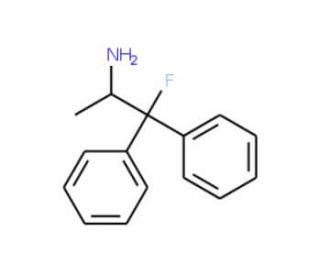 (S)-1,1-Diphenyl-1-fluoro-2-aminopropane (CAS 290351-99-4) - chemical structure image