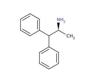 (S)-(&minus;)-1,1-Diphenyl-2-aminopropane (CAS 67659-37-4) - chemical structure image