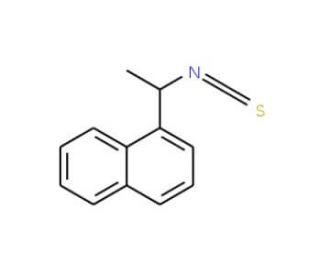 (S)-(&plus;)-1-(1-Naphthyl)ethyl isothiocyanate (CAS 131074-55-0) - chemical structure image