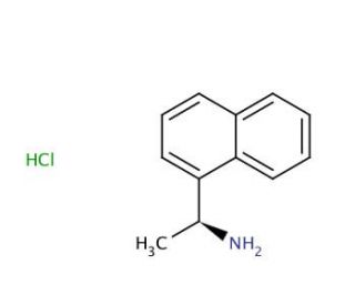 (S)-(&minus;)-1-(1-Naphthyl)ethylamine hydrochloride (CAS 51600-24-9) - chemical structure image