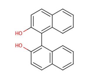 (S)-(&minus;)-1,1&prime;-Bi-2-naphthol (CAS 18531-99-2) - chemical structure image