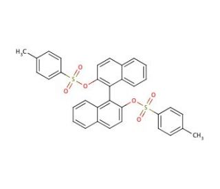 (S)-(&plus;)-1,1&prime;-Bi-2-naphthyl ditosylate (CAS 128544-06-9) - chemical structure image