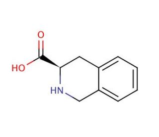 (S)-1,2,3,4-Tetrahydro-3-isoquinolinecarboxylic acid (CAS 74163-81-8) - chemical structure image