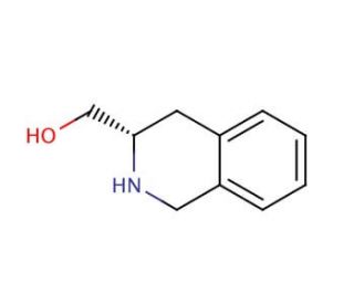 (S)-(&minus;)-1,2,3,4-Tetrahydro-3-isoquinolinemethanol (CAS 18881-17-9) - chemical structure image