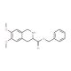 (S)-1,2,3,4-Tetrahydro-6,7-dimethoxyisoquinoline-3-carboxylic acid benzyl ester (CAS 82586-59-2) - chemical structure image