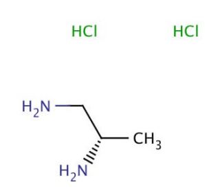 (S)-(&minus;)-1,2-Diaminopropane dihydrochloride (CAS 19777-66-3) - chemical structure image