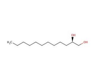 (S)-(&minus;)-1,2-Dodecanediol (CAS 85514-85-8) - chemical structure image