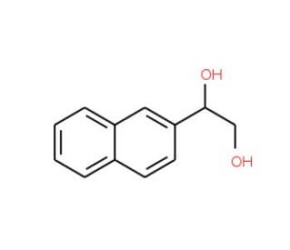 (S)-(&plus;)-1-(2-Naphthyl)-1,2-ethanediol (CAS 43210-74-8) - chemical structure image