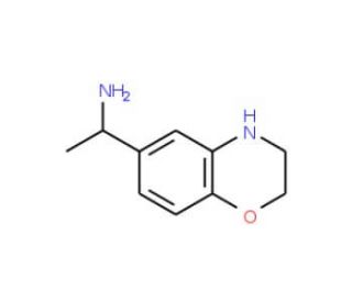 (S)-1-(3,4-Dihydro-2H-benzo[1,4]oxazin-6-yl)-ethanamine - chemical structure image