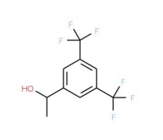 (S)-1-[3,5-Bis(trifluoromethyl)phenyl]ethan-1-ol (CAS 225920-05-8) - chemical structure image