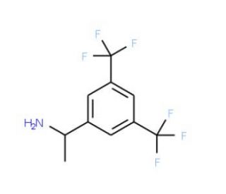 (S)-1-(3,5-Bistrifluoromethylphenyl)ethylamine (CAS 127733-40-8) - chemical structure image