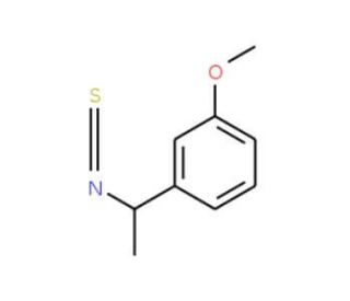 (S)-(&plus;)-1-(3-Methoxyphenyl)ethyl isothiocyanate (CAS 737000-99-6) - chemical structure image