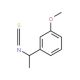 (S)-(+)-1-(3-Methoxyphenyl)ethyl isothiocyanate (CAS 737000-99-6) - chemical structure image