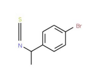 (S)-(&plus;)-1-(4-Bromophenyl)ethyl isothiocyanate (CAS 745784-02-5) - chemical structure image