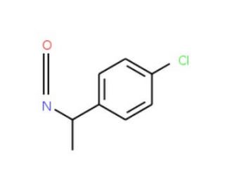 (S)-(&minus;)-1-(4-Chlorophenyl)ethyl isocyanate (CAS 745783-72-6) - chemical structure image