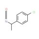 (S)-(−)-1-(4-Chlorophenyl)ethyl isocyanate (CAS 745783-72-6) - chemical structure image