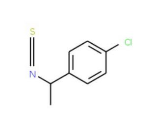 (S)-(&plus;)-1-(4-Chlorophenyl)ethyl isothiocyanate (CAS 737000-81-6) - chemical structure image