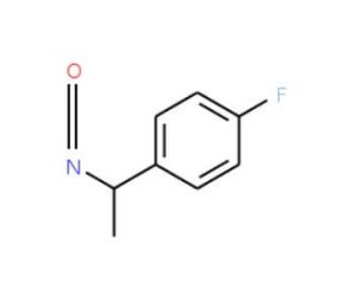 (S)-(&minus;)-1-(4-Fluorophenyl)ethyl isocyanate (CAS 745783-74-8) - chemical structure image