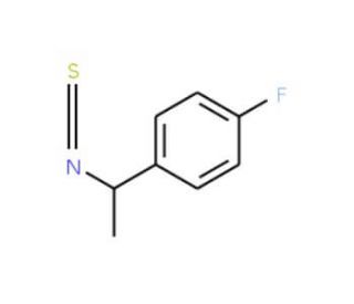 (S)-(&plus;)-1-(4-Fluorophenyl)ethyl isothiocyanate (CAS 737000-83-8) - chemical structure image