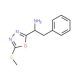 (S)-1-(5-Methylsulfanyl-[1,3,4]oxadiazol-2-yl)-2-phenyl-ethylamine (CAS 957486-26-9) - chemical structure image