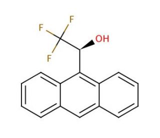 (S)-(&plus;)-1-(9-Anthryl)-2,2,2-trifluoroethanol (CAS 60646-30-2) - chemical structure image